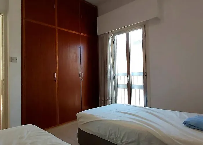 10min Walk To Finikoudes Beach, Spacious 2-bed *